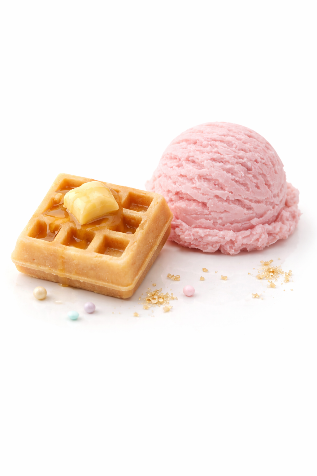 Breakfast Bundle – Waffle & Ice Cream Scoop Soaps